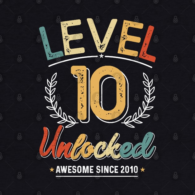 Level 10 Unlocked Awesome Since 2010 10th Video Gamer Birthday Gift by BioLite